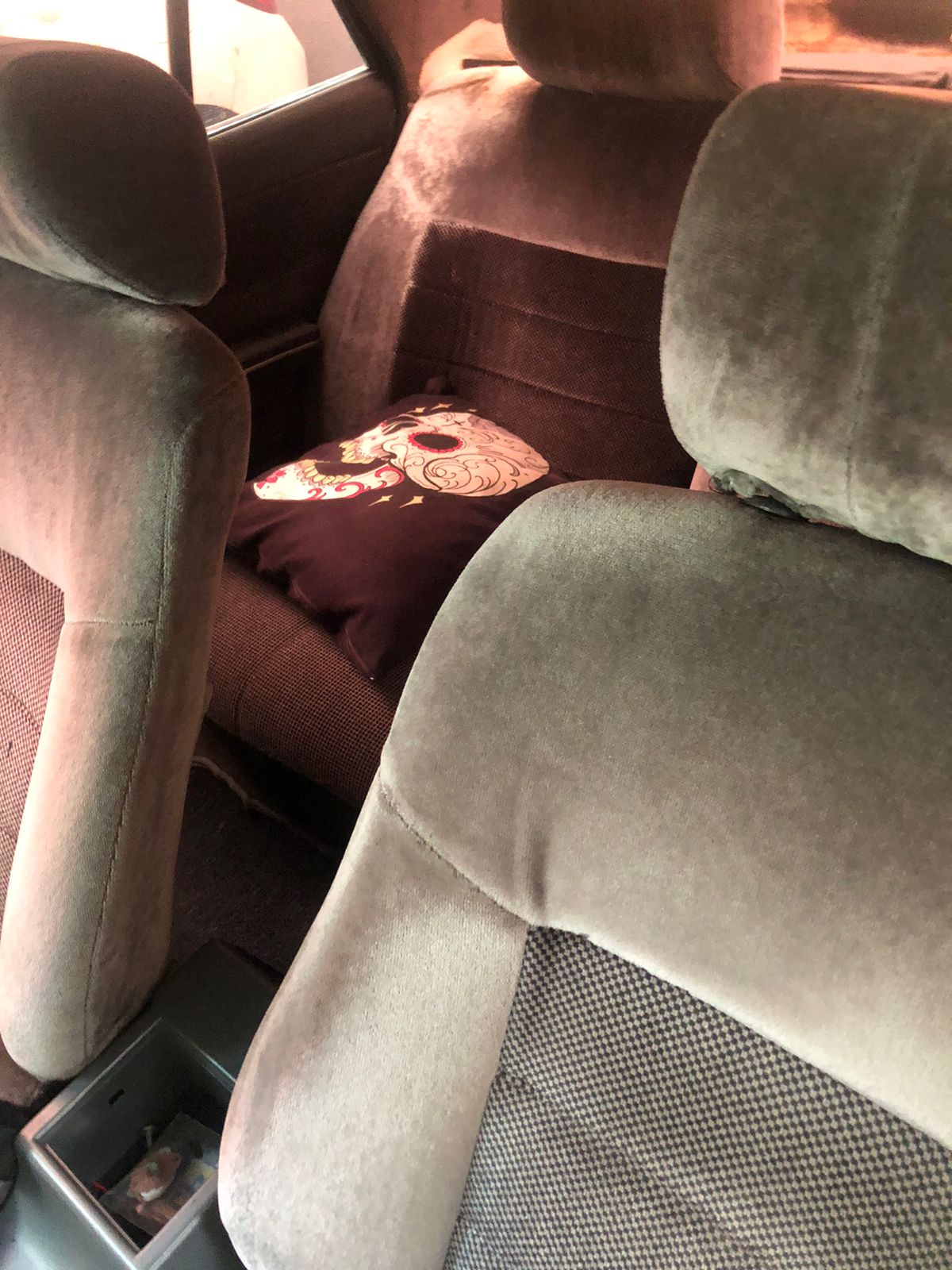 Banco traseiro - estado atual