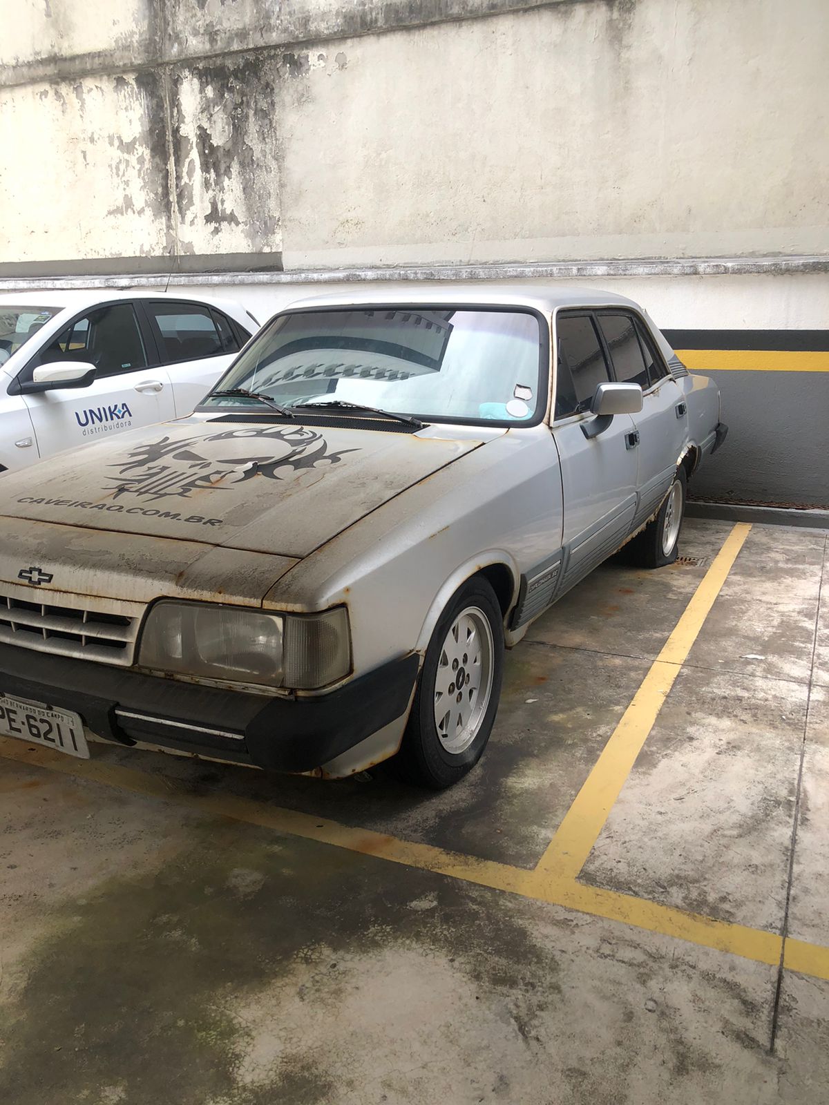 Vista 3/4 frontal - estado atual